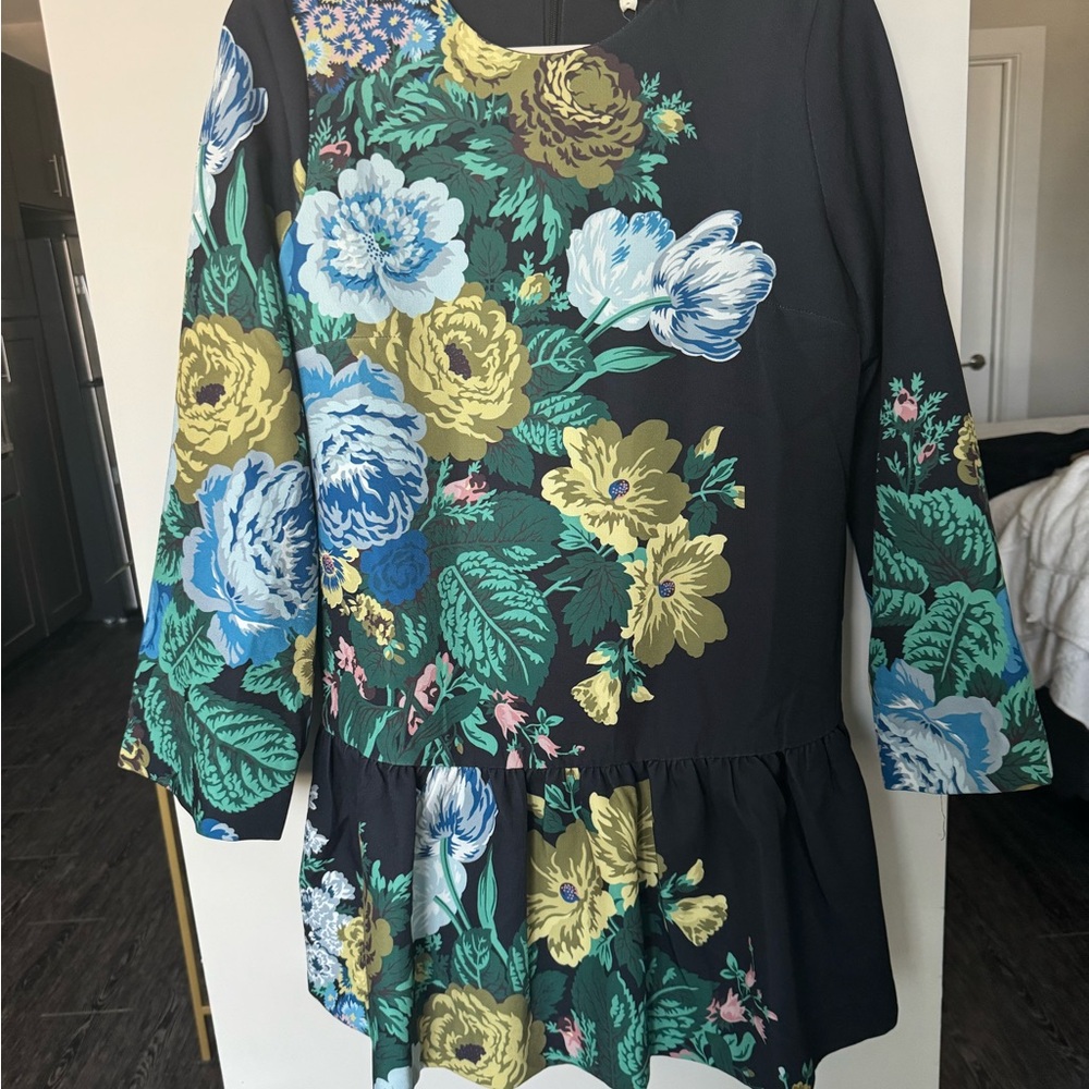 Tuckernuck Black Bouquet Floral Dress